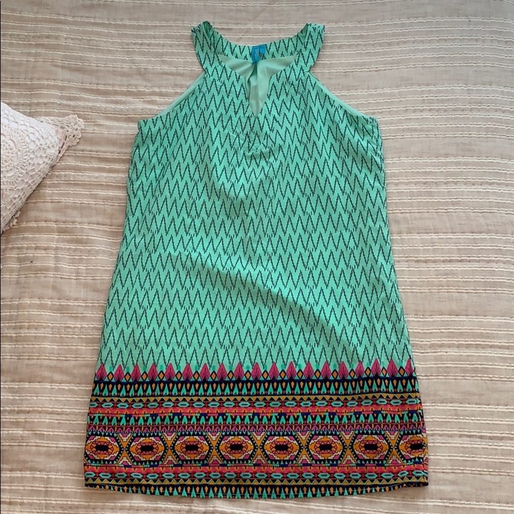 Cute blue buttons dress. Never worn